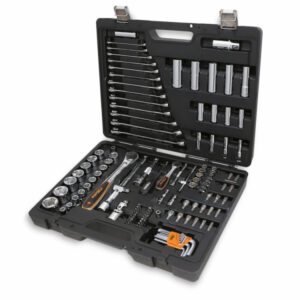 Kunststof koffer met 116-delig assortiment gereedschappen BW 2046E/C116