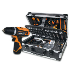 Koffer met 146-delig assortiment en 12V schroefmachine BW 2056E 12V/19P