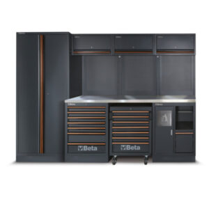 Werkplaatsmeubelcombinatie C45PRO 2.0 X met assortiment van 267 gereedschappen C45PRO 2.0 X/267UT